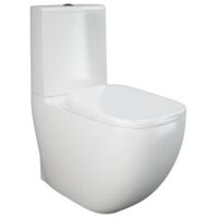 Vaso monoblocco a pavimento illusion rimless senza copriwater e cassetta