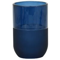 Bicchiere in vetro blu - serie Notte