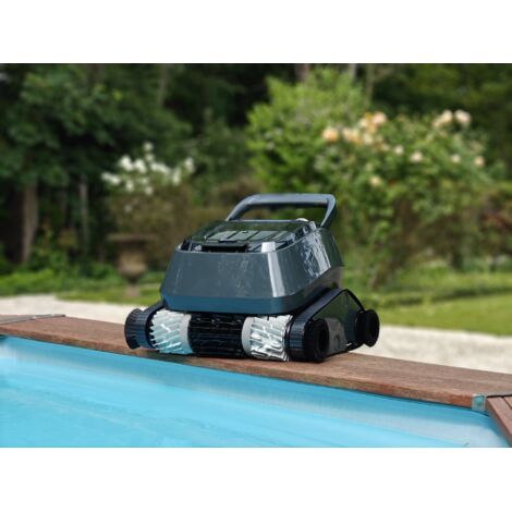 Robot piscine 7320HT électrique pour piscines jusqu'à 11x5.5m – Brosses PVC + mousse – Convient aux fonds jusqu'à 2.50m – 8Streme