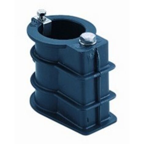 Ancrages pour échelle inox – Jeu de 2 – Compatible tubes 43 mm – Système de blocage par boulon – Vis de raccordement à la terre – Piscineo