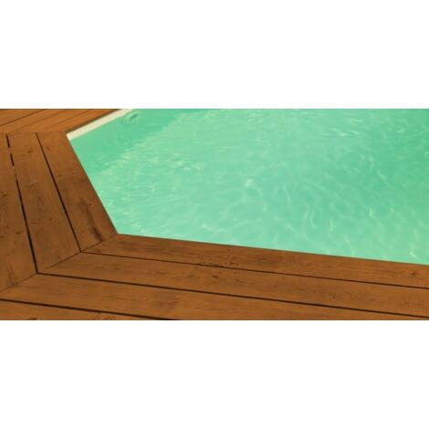 Liner 75/100 beige compatible Piscine Sunbay LOKKA 551x351x119