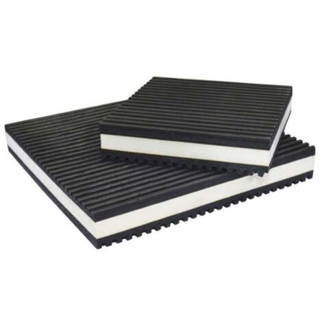 Astral – Plaque anti-vibrations 254 kg – Dimensions 15.2 x 15.2 x 2.22 cm – Réduction des vibrations sous appareils lourds