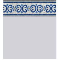 Liner Piscine 75/100 Gris Frise Oxford 6.10x3.70m H1.30m