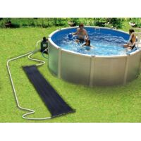 Chauffage solaire pour piscine hors sol 3m – Capteur semi-rigide en polypropylène – Compatible tuyaux 32mm et 38mm – Installation modulaire – Piscineo