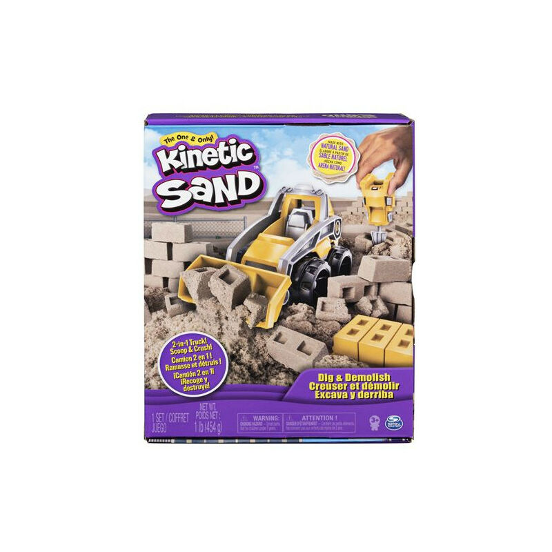 Coffret Kinetic Sand Chantier - KINETIC SAND - Creusez et