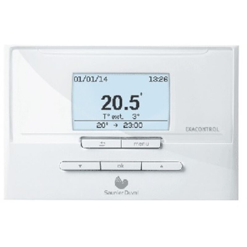 Thermostat Dambiance Programmable à Radio Exacontrol E7rcb SAUNIER Duval 0020118072 2019639 8303630 Produit