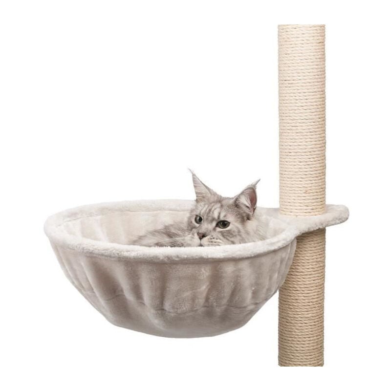 TRIXIE Sac confort XL pour arbre a chat - Gris clair - Pour chat