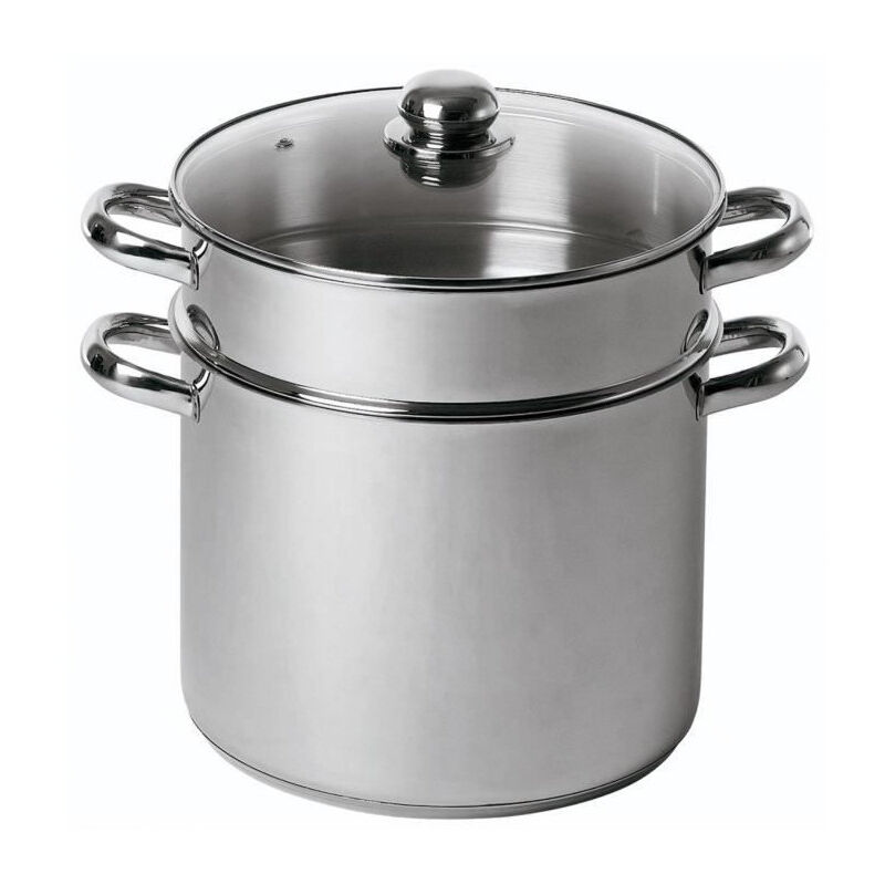 Couscoussier Royal Swiss 30 Cm - 14L Avec Revêtement Pierre Anti-adhésif - Compatible Induction - Pour Couscous Et Cuisson Vapeur