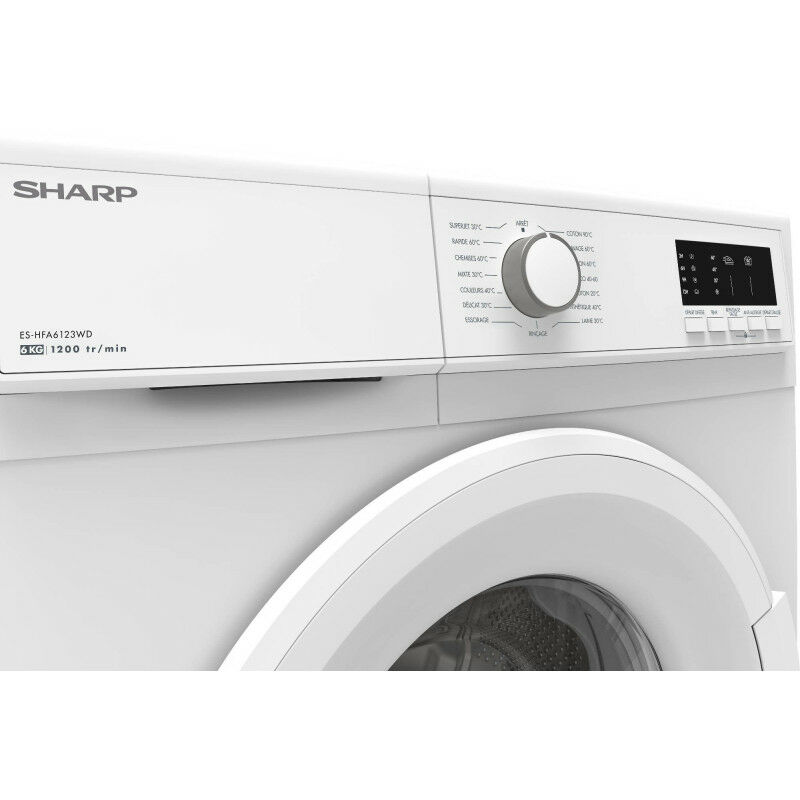 LAVE LINGE FRONTAL 7KG 1400TRS/MIN SHARP ESHFB7143WD