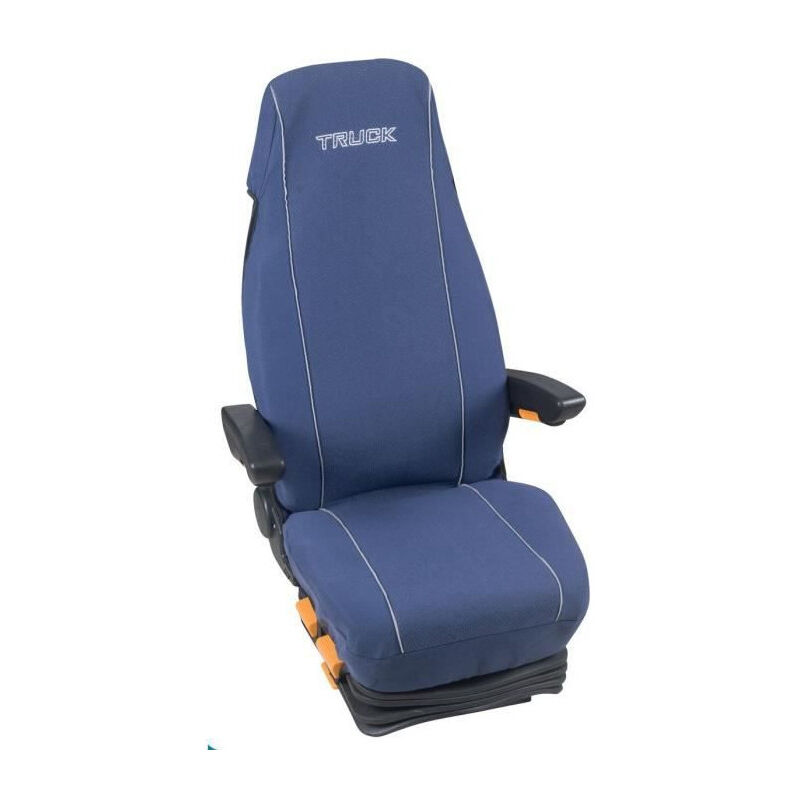 Housse Coton Matelassee Bleu Logo Truck