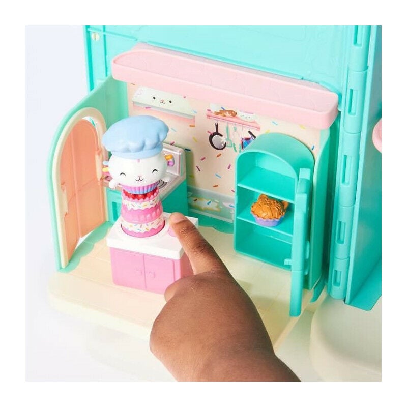 Gabby et la Maison Magique - Playset Deluxe La Cuisine de Petit Chou - 1  figurine + accessoires