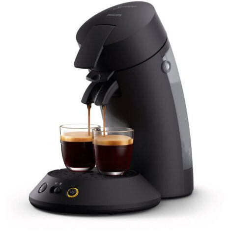Philips – Cafetière à dosettes Senseo Original Plus – Noir – Machine à café avec technologie de préparation optimale – Pour café riche et savoureux (1/10)