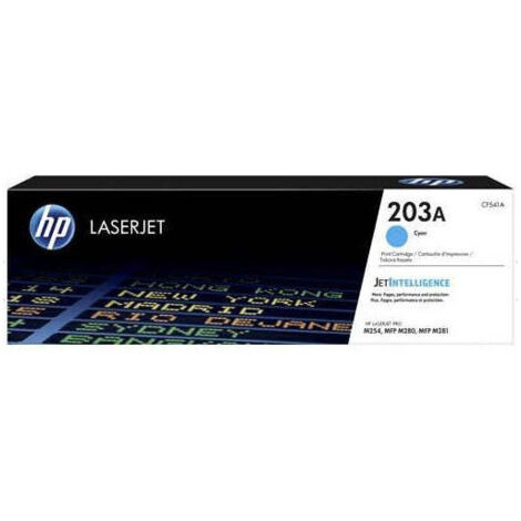 Toner hp 203a laserjet pro m254 / mfp m280 / mfp m281 cian 1300 paginas