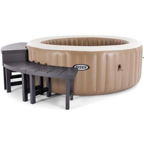Intex - 28515 - Pack 4 pieces 2 medium + 2 hautes entourage spa 4 places rond