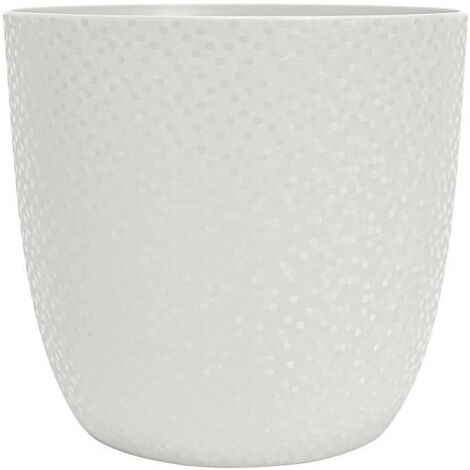 Set 2pz coprivasi cm 14 h 13 decoro lana beige