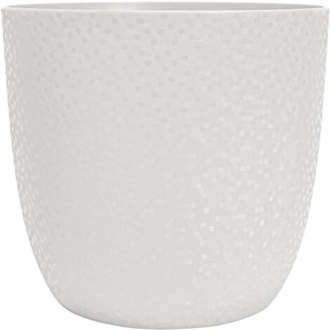 Cache-Pot Opale Ø18.5cm - Bleu Profond, Design Facetté, Fabriqué En France - 3.6L