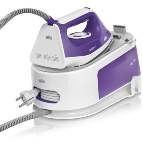 Centrale vapeur CareStyle 1 - BRAUN - IS1014VI - 6 bar - 1,5 L - Violet / Blanc
