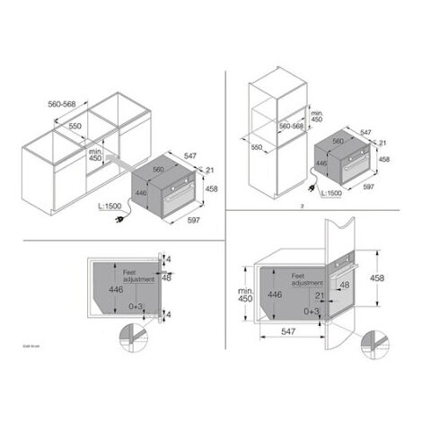 Four Asko OCM8464A2