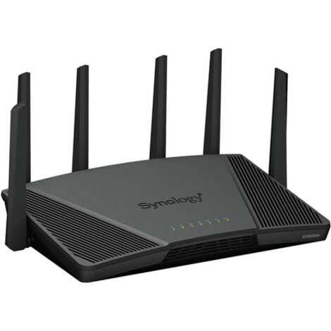 Routeur - SYNOLOGY RT6600AX Desktop Wireless TriBand-Router - Sans fil - Commutateur 4 ports (1/5)