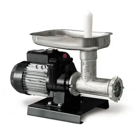 Hachoir à viande électrique 500W – Moteur à induction – Rendement 60 à 120 kg/h – Corps en fonte étamée pour usage alimentaire – Reber - 9501N