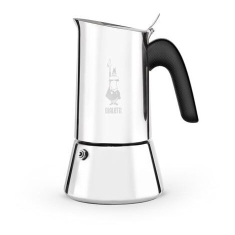 Cafetière italienne en acier inox 10 tasses – Compatible tous feux – Design élégant – Pour café savoureux à l'italienne – Bialetti - 10tasses