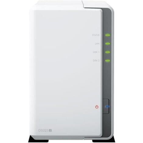 Serveur NAS Synology DiskStation DS223J Blanc (1/5)