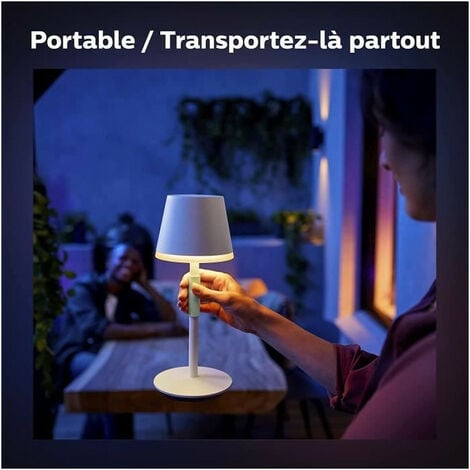 Philips Hue White Ambiance Wellness lampe à poser