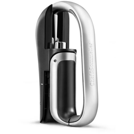 Tire-bouchon à levier CHEF & SOMMELIER 775035 coupe-capsules argent et noir (1/3)