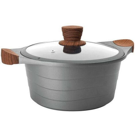 Lacor Stilo faitout fonte aluminium 6L 28cm avec couvercle (1/4)