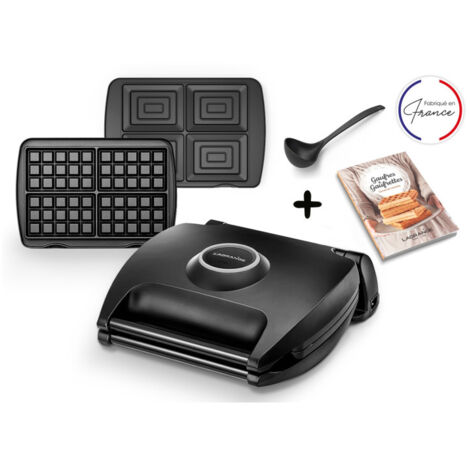 Gaufrier croque monsieur Lagrange Gaufrier 4 Gaufres + Croque monsieur 089004