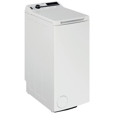 Whirlpool – Lave-linge top 6,5 kg – Classe énergétique C – Vitesse d'essorage 1200 tr/min – Niveau sonore 72 dB – Moteur Zen Induction silencieux - TDLRB65342BSFR (1/5)
