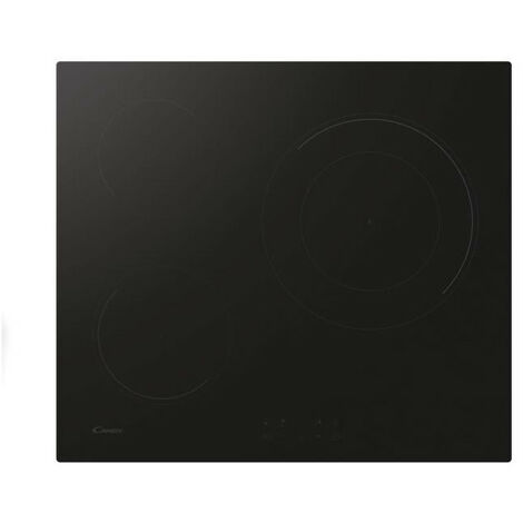 Candy – Plaque induction 3 foyers 7000W – L 60 cm – Fonction Booster – Design noir élégant et facile à nettoyer - CI633CBB