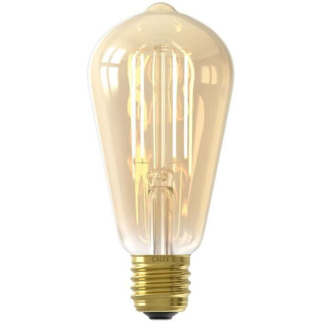 Ampoules connectées Calex Edison LED Filament connectée ST64 ambrée E27 (1/5)
