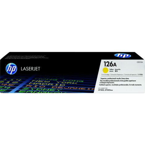 HP 126A Yellow Original LaserJet Toner Cartridge Cartouche de toner 1 pièce(s)