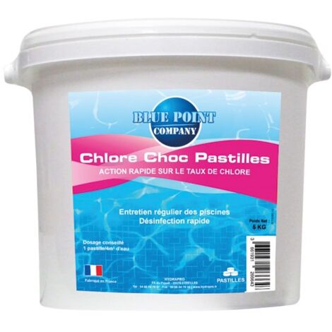 CHLORE CHOC 5KG PASTILLES 20G BLUE POINT COMPANY - 006201092 (1/6)