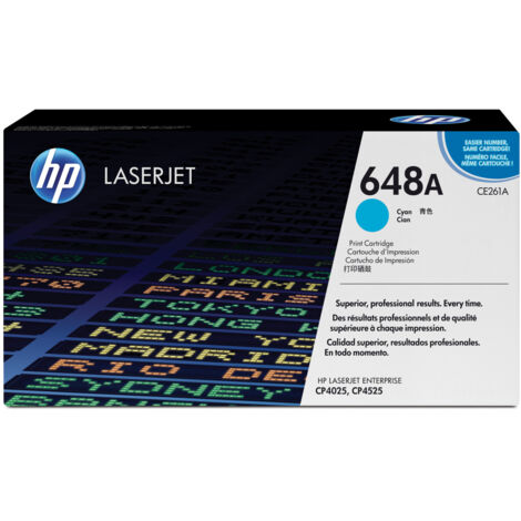 HP 648A toner LaserJet cyan authentique (1/5)