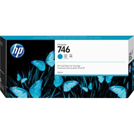 Hewlett Packard HP 746 - Original - Encre à pigments - Cyan - HP - HP DesignJet Z6 Printer series - HP Designjet Z9 Printer series - 300 ml (P2V80A)