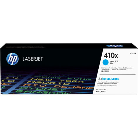 HP 410X toner LaserJet cyan grande capacité authentique
