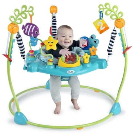 BABY EINSTEIN Ocean Explorers Curiosity Cove aire d'éveil éducative 2 en 1 et jouet au sol, poids maximum 11kg, des 6 mois (1/5)
