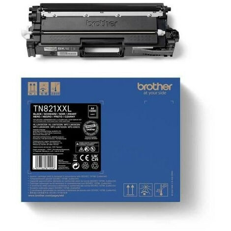 Toner noir - BROTHER - TN821XXLBK - 15 000 pages (1/4)