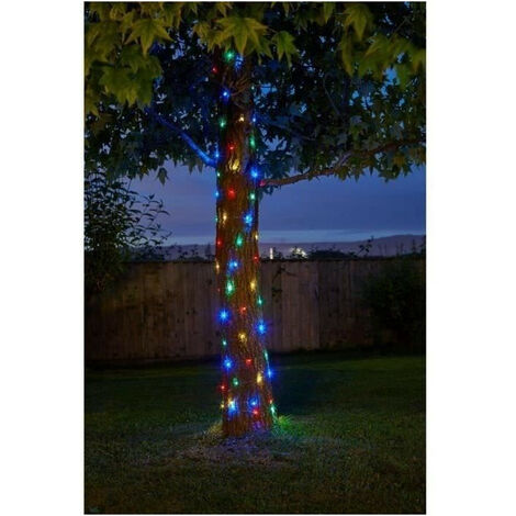 Guirlande d'extérieur Multicolore 100 leds SMART GARDEN (1/4)