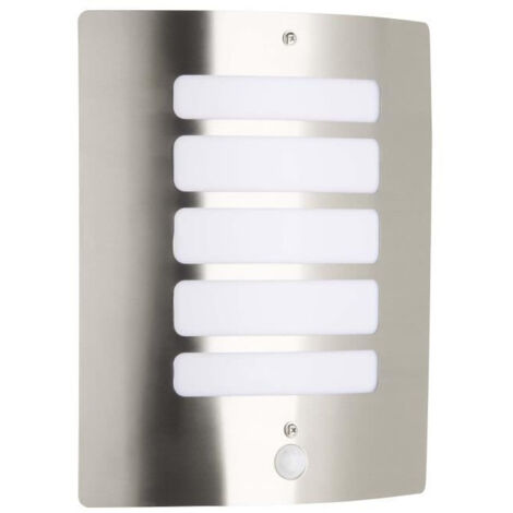 Lampe exterieure avec detecteur TODD Acier ampoule E27 max 60 W - Brilliant