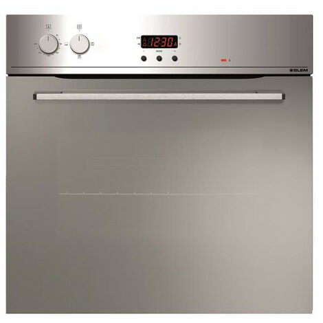 Four encastrable chaleur tournante 59L – 3 modes de cuisson dont tournebroche – Nettoyage catalytique – GFMC330IX – Glemgas
