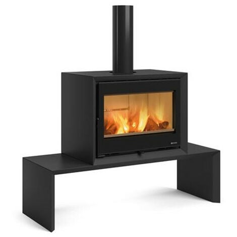BANC NOIR POUR POELE A BOIS DANTE NORDICA - 7115010