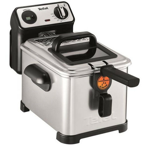 Tefal – Friteuse professionnelle 4L 3000W avec tamis filtrant breveté – Zone froide pour cuisson sans odeur – FR519170