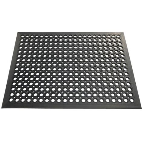 Tapis caillebotis antidérapant 60x80 cm – Caoutchouc 100% – Résistant au gel et aux UV – Pour environnements humides – Id Mat