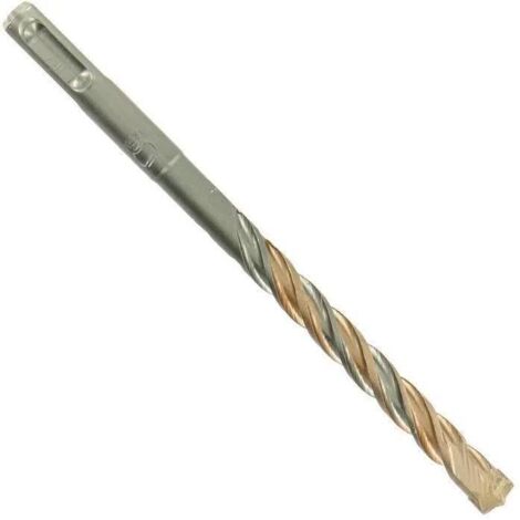 Foret bétons 2 taillants SPEEDER2 Pointe de centrage Quadruple goujures SDS+ 10x460MM - TIVOLY - 10931431000 (1/2)