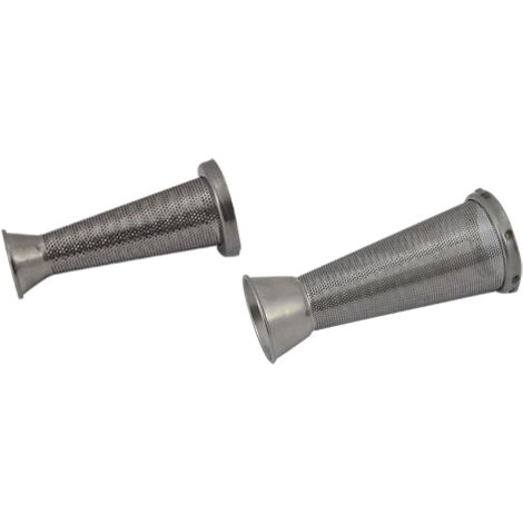 Grille perforée inox 1,1 mm pour presse-tomates – Compatible Reber PTO5ELII, PTO5MAMM, PTO5MAII – Séparation pulpe et pépins – 23 cm x 10 cm