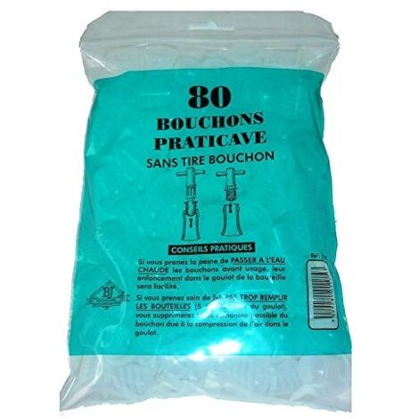bouchons PRATICAVE LOT DE 80 BOUCHONNERIE JOCONDI - 240B