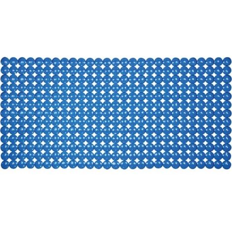 Fond De Baignoire Bulles Bleu Transparent 72x36cm - Idmat